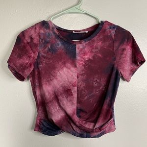 Sozy Tie-Dye Kendall Crop Top